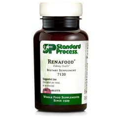 Standard Process Inc. Standard Process Renafood - Whole Food Kidney Health Supplement for Kidney Support with Kidney Bean, Renal Vitamins, Spanish Moss, Lactose, Organic Sweet Potato, Beet Root, and More - 180 Tablets