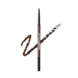 Kiss New York Professional Brow Pencil with Spoolie Brush, Ultra-Fine Precision Point Eyebrow Pencil, Dual-Sided Precise, Slim Definer, Fills Brows, Long-Lasting (Dark Brown)
