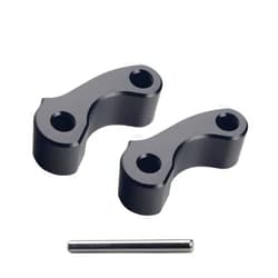 Dewhel Black 2x Aluminum Rear Window Latch Hinge Pivots For 95-04 Tacoma 00-06 Tundra Xtracab