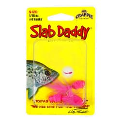 Blakemore TTI Fishing Co Mr Crappie Slab Daddy Hook-Pack of 3 (Pink/Pink/Pink, 1/16 Ounce)