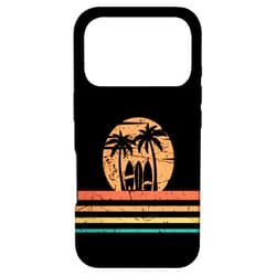 Surfboard Surfing Graphic for Surfers Water Sports Surfer Graphic Surfboard Vintage Surfing for Surfers Case for iPhone 17 Pro