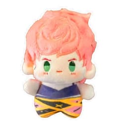 Gooyeh Anime JJBA Soft Figur Higashikata Josuke Keychain Bruno Buccellati Stuffed Pendant Throw Pillow Schoolbag Decoration
