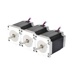 STEPPERONLINE 3PCS Nema 23 CNC Stepper Motor 2.8A 269oz.in 76mm Bipolar for Hobby CNC Kit
