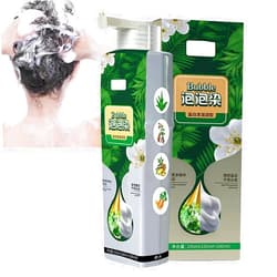 DyKay Plant Extract For Grey Hair Color Bubble Dye, Plant Bubble Hair Dye Shampoo, Foam Shampoo in a Variety of Colors, for Men & Women(Chestnut Brown)