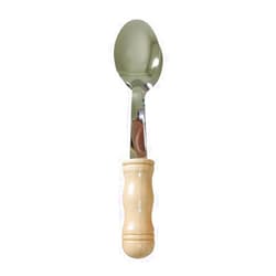 Lasenersm 1 Piece Musical Spoon Folk Percussion Instrument Heritage Musical Spoon Traditional Percussion Spoon Musical Folk Hand Wooden Percussion Instrument with Wooden Handle
