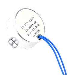 Estink Synchronous Motor, 50/60Hz AC 100-127V 4W CCW/CW AC Motor for Electric Fan Ventilation Mechanism Heater Air Conditioning Motor (2.5-3RPM)