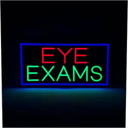 Radytte LED Eye Exams Neon Sign, 20