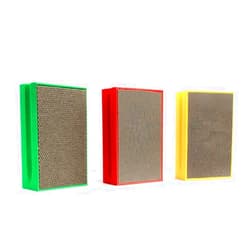 Z-LEAP Diamond Hand Polishing Pads 3-Pcs Set for Granite Marble Concrete Glass Sanding Block