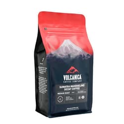 Volcanica Coffee Sumatra Mandheling Decaf Coffee, Dark Roasted, Whole Bean, Fresh Roasted, 16-ounce