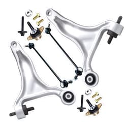 Detroit Axle - AWD Front End Suspension Kit for 2001-2005 Volvo V70, 2003-2007 XC70, 2 Lower Control Arms 2 Lower Ball Joints 2 Sway Bar Links Replacement - 6pc Set