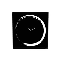 DesignObject.it dESIGNoBJECT Wall Clock S-enso Black 80x80 Made in Italy