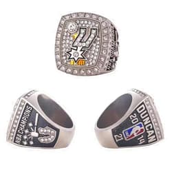 Hdnakit NATIONAL BASKETBALL CHAMPIONSHIP RING 2014 San Antonio，CHAMPIONSHIP RINGS WITH WOOD BOX GIFT FOR CHRISTMAS AND BIRTHDAY…
