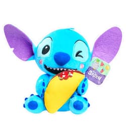 Just Play Disney Stitch Small 7-inch Plush Stuffed Animal, Stitch with Taco, Kids Toys for Ages 2 Up by Just Play