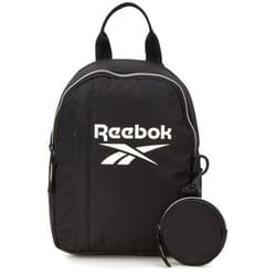 Reebok Womens Backpack - Zipper Closure Mini Lightweight Backpack Purse for Women - Everyday Bag & Travel Bag for Women, Reagan Black