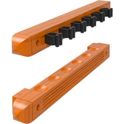 Fat Cat 2-Piece Wall Mounted Hardwood Billiard/Pool Cue Rack, Holds 6 Cues