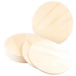 GNIEMCKIN 12 PCS 12 Inch Unfinished Wood Circles, Thickness 6mm, Wooden Rounds for Crafts, Wood Discs for DIY Painting Decorations, Weddings and Parties,by GNIEMCKIN