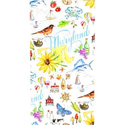 Boston International IHR Ideal Home Range Dinner Napkins Rosanne Beck State Collection Disposable 3-Ply Paper Hand Towels, 8.5