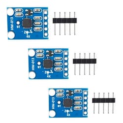 AITRIP 3PCS ADXL335 3-Axis Accelerometer Angular Transducer Sensor GY-61 Module Analog Output 3-5V