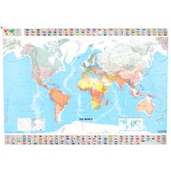 By Michelin Michelin Michelin Map The World 13701 (Laminated, Rolled) (Maps/Wall (Michelin))