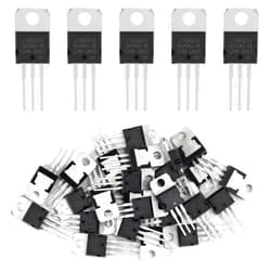 DWEII 30PCS IC L7805 L7805CV Linear Positive Fixed 1 Output 5V 1.5AAmp Integrated Circuits L7805 Linear Positive Voltage Regulators for Electronic Components