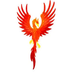 BeyondVision Custom Legendary Mythical Unique Dragon (Phoenix) Embroidery Iron On/Sew Patch [5.94