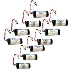 Exell Battery (10-PACK) 3V PLC Computer Backup Battery Replaces Allen Bradley 1770-XYC, 1770-XYC/A, PLC-5/11, PLC-5/20, PLC-5/30, PLC-5/40, PLC-5/60 series programmable logic controllers
