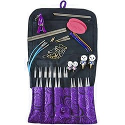 HiyaHiya Sharp Limited Edition Interchangeable Needle Set (Stainless Steel, 4 Inch, 13 Tips, Colors Vary)