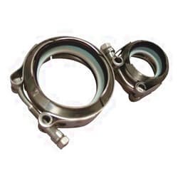 Chemglass CHEMGLA - Pipe Coupling- 1'' Beaded Black Insert- ''A'' 1-7 /8'' X ''B'' 1-1/16''- 35 in-lbs MAX Torque- 7/16', EA1