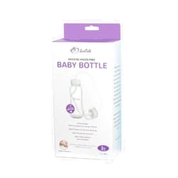 Hands-Free Baby Bottle - Anti-Colic Self Feeding Baby Bottle System 9 oz (1 Pack - Soo Cute)