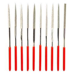 Cheerock 10Pcs Bass Guitar File Set Fret Nut Files with Blue PVC Carry Bag Luthier Tools for Guitar Violin Bass