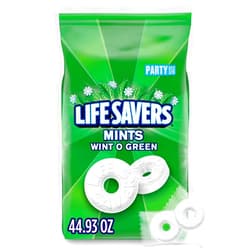 LIFE SAVERS Wint-O-Green Breath Mint Bulk Hard Candy, Party Size, 44.93 oz Bag