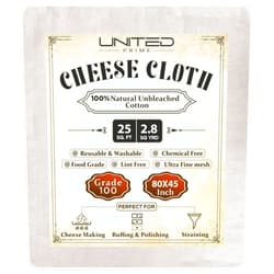 UNITEDPRIME Cheese Cloths 100 Grade, 80X45 Inches- 24 Sq Feet Pure Cotton- 2.8 Sq Yard Reusable Fine Mesh Hemmed 2 Edges Muslin Cloth, Cheesecloth For Straining Cooking, Baking, Cheese Making, Sprouting, Steaming