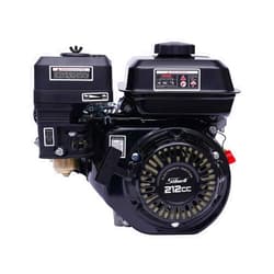 Rosyouth 210cc 7.5HP Horizontal Gas Engine, 4-Stroke Electric Start Engine, Industrial Grade OHV Go Kart Gasoline Engine Motor for Compressor Scarifier Lawnmower Pump Generator Flail Mower