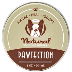 Natural Dog Company PawTection, 1 oz Tin, Veterinarian-Approved, All-Natural Dog Paw Balm and Moisturizer, Nourishing Dog Paw Protector for Rough Terrain and Harsh Temperatures