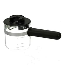 Generic F0274200 027-42 Espresso Machine Glass Carafe with Lid Compatible with Krups 867 963 972 985 871 872 Espresso Machines, Size: 7-3/4 by 4-1/4 by 4 inches