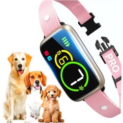 NQQHNN Dog Bark Collar, Automatic Bark Collar for Small Medium Dogs, Safe & Humane No Shock Bark Collar, Effective Rechargeable Smart Bark Collar with 7 Adjustable Sensitivity & Beep Vibration