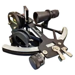 Generic Tamaya Working Black Sextant Solid Brass Ship Celestial Navigation Nautical Sextant Maritime Astrolabe Marine Instrument for Gifting Item