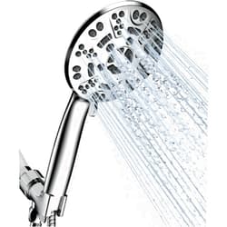 Cobbe High Pressure 8 Functions Shower Head with handheld - Powerful Detachable Shower Head Set for Low Water Pressure - Tool-less 1-Min Installation, Extra Long 60