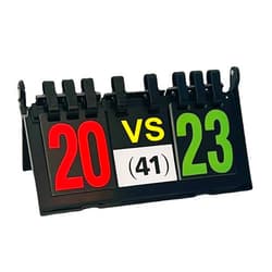 Kowaku Tabletop Scoreboard Scorekeeper Professional Flip Score Board Score Flip for Pingpong Ball Baseball Indoor Outdoor Sports Table Tennis