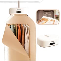 Mojoco Portable Clothes Dryer - Portable Dryer for Apartment, RV, Travel - Premium Mini Dryer Machine for Light Clothes, Underwear, Baby Clothes - Quick and Easy to Use Small/Compact Dryer Machine