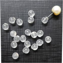 OwlkOrmy 102pcs Comfort Impenetrable Soft Safety Backs TPE Medical Grade Material (same as Pacifier's) Fit with All Types of Earrings