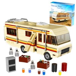 VONADO Break Bad Car Building Blocks, Creative House Van Building Bricks Kit Model for Gifts, Educational DIY Building Set Toy for Decoration Party Birthday Festival and Holiday(691 PCS)
