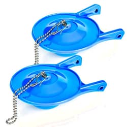 Sankoly 2 Pack 3 Inch Toilet Flappers with Toilet Chain Toilet Flapper Replacement Kit for American Standard 3'' Toilet Flush Valve, Compatible with Gerber 99-788