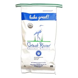 Great River Organic Milling, Specialty Flour, Barley Flour, Stone Ground, Organic, 25-pounds (Pack of 1)