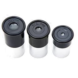 Acxico 3Pcs/Set Universal 0.965inch/24.5mm Telescope Eyepiece Set H20mm H12.5mm SR4mm for Astronomy Photography Accessory Kits