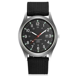 LsvtrUS Men's Sport Style Swiss Military Army Pilot Fabric Strap Watch