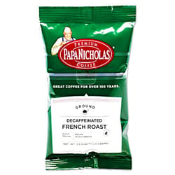 Papanicholas Coffee PCO25186 Decaffeinated French Roast Coffee Packets (Pack of 18), Brown