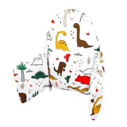 Kocpudu High Chair Cushion, New Type High Chair Cover Pad, Highchair Cushion for IKEA Antilop Highchair, Exquisite Edge Banding, Built-in Inflatable Cushion,Baby Sitting More Comfortable (Dinosaur Pattern)