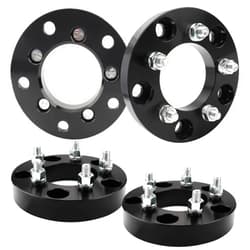 EZISOE 5x5.5 to 5x4.5 Wheel Adapters, 1.25 Inch 5x139.7 to 5x114.3 Wheel Adapters 88mm hub core with 12x1.5 Studs
