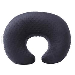 QUENESS BABY Nursing Pillow Cover, Breastfeeding Pillow Slipcover Snugly Fits for Nursing Pillow for Baby Boys and Girls, Premium Quality Microfiber, Ultra Soft Comfortable (Black)